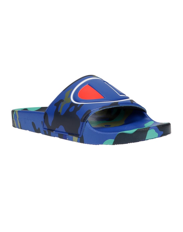 Champion Badslippers Heren - Blauw - Ipo ( 418906-VSN )